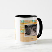 Mug Je fixe le chiot (Devant droit)
