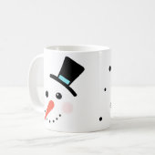 Mug Je fond pour toi | Frosty Jolly Snow Man Christmas (Devant gauche)