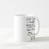 Mug Je ? Fou ? Je devrais obtenir en bas de outre de (Devant droit)