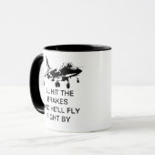 Mug Je FRAPPERAI LES FREINS ET IL VOLERA JUSTE PAR (Devant gauche)