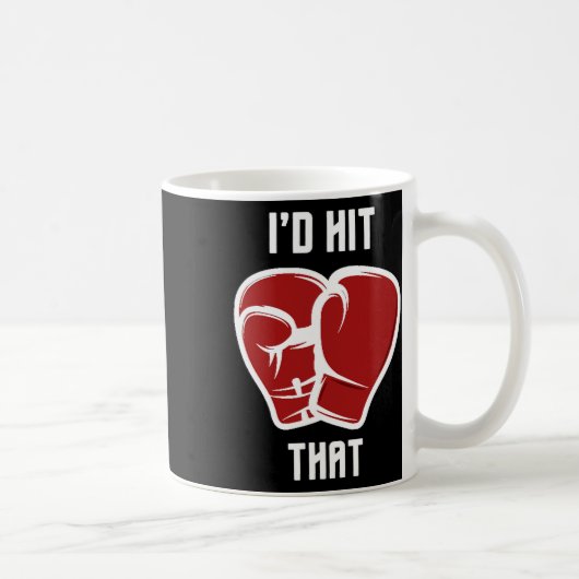 Mug Je frapperais cette drôle de boxe kickboxing (Droite)