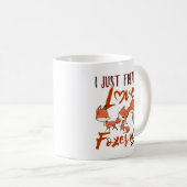 Mug Je Freaking Aimer Les Renards Mignons Fox Lover (Devant droit)