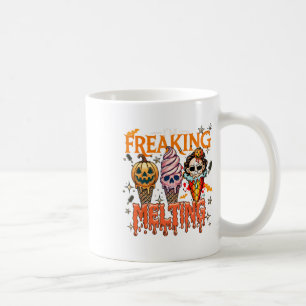 Mug Je freaking Melting Glace Cream Halloween Horror M