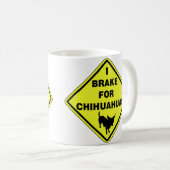 Mug Je freine pour des chiwawas (Devant droit)
