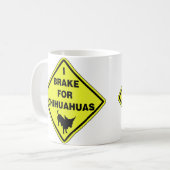 Mug Je freine pour des chiwawas (Devant gauche)