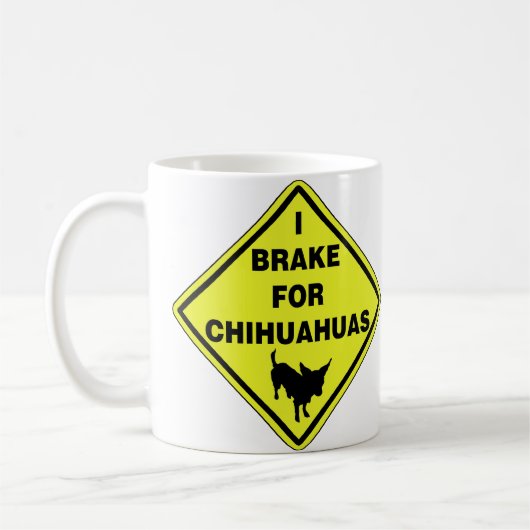 Mug Je freine pour des chiwawas (Gauche)