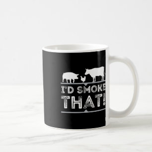 Mug Je fumerais ce drôle barbecue fumeur Barbecue Pitm