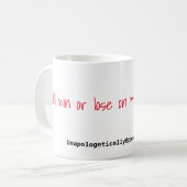 Mug Je gagnerai ou perdrai par mes propres moyens des (Devant gauche)