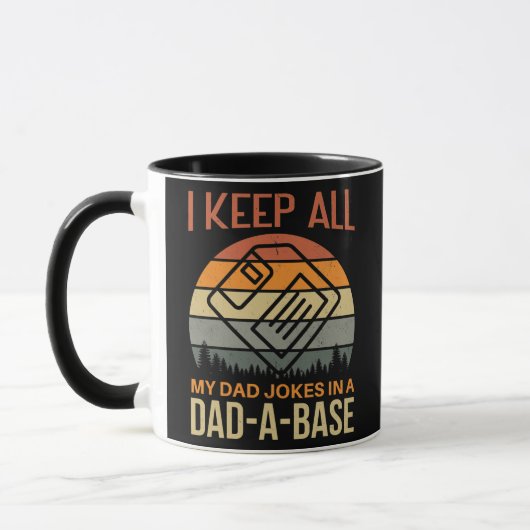 Mug Je Garde Tout Mon Père Plaisanter Dans Un Papa Un  (Gauche)