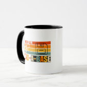 Mug Je garde toutes mes blagues de papa dans une base  (Devant gauche)