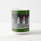 Mug Je gèle mes cloches de sonnerie - gens de neige (Centre)