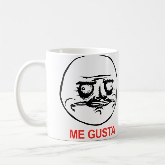 Mug Je Gusta fait face à Meme (Gauche)