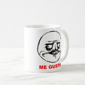 Mug Je Gusta (texte) (Devant droit)