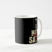 Mug Je hais Satan (Devant droit)