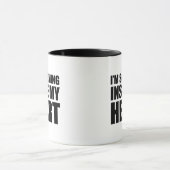 Mug Je hurle dans mon coeur Mème Funny 2020 (Centre)