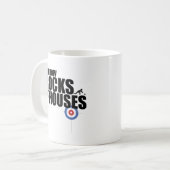 Mug Je jette des roches au bordage de maisons (Devant gauche)