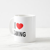 MUG JE ❤️ JEU J'AIME JEU JEU JEU JEU COEUR JEU (Devant gauche)