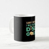 Mug Je Jouais À Disk Golf (Devant gauche)