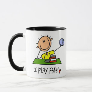 Mug Je Joue au Poker