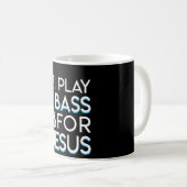 Mug Je joue la guitare basse chrétienne basse de Jésus (Devant droit)