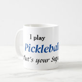 Mug Je joue la superpuissance de Pickleball (Devant gauche)