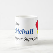 Mug Je joue la superpuissance de Pickleball (Centre)