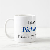 Mug Je joue la superpuissance de Pickleball (Gauche)