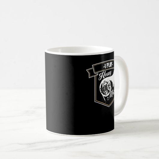 Mug Je Joue Lourd Métal Français Horn Marching Band Co (Devant droit)