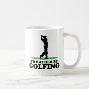 Mug Je jouerais au golf plutôt