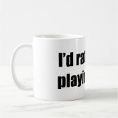 Mug Je jouerais plutôt au golf (Gauche)