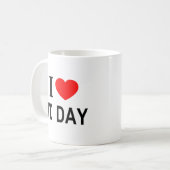 MUG JE ❤️ JOUR J'AIME JOUR J'AI HÉART JOUR (Devant gauche)