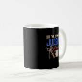 Mug Je juge en silence ton coiffeur (Devant droit)