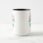 Mug Je juge silencieusement vos dents, drôle de journé (Centre)