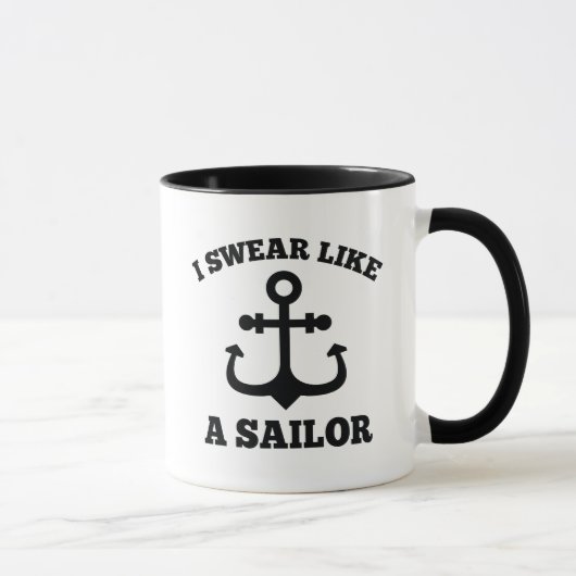 Mug Je jure comme un marin (Droite)