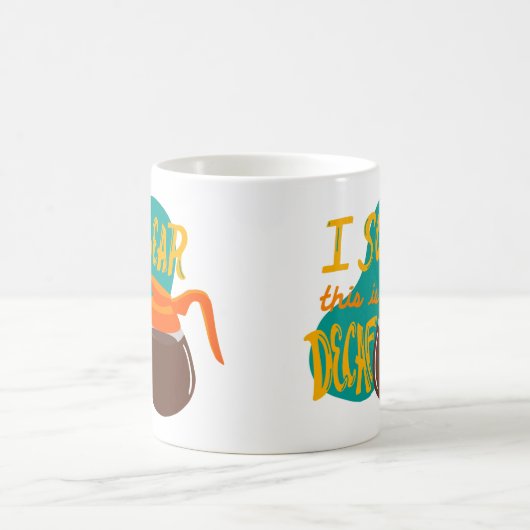 Mug Je jure que c'est fainéant (Centre)