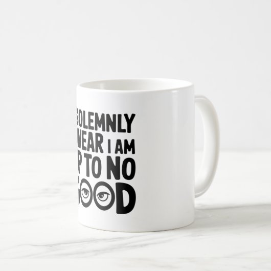 Mug Je jure solennellement... (Devant droit)