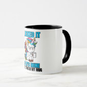 Mug Je l'ai cueilli, c'est le mien/licorne (Devant droit)