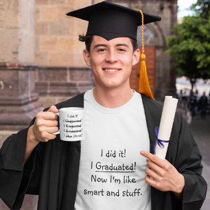 Mug Je l'ai fait Graduation Humour Funny Graduate Whit