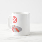 Mug Je l'ai fait ! - Très drôle (Devant gauche)