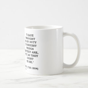 Mug Je l'ai pensé mon devoir pour exhiber la citation