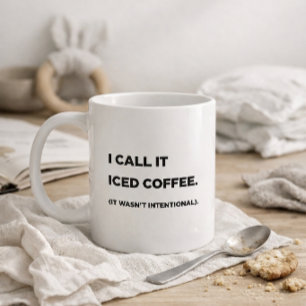 Mug "Je l'appelle café glacé." Maman drôle