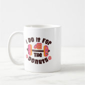 Mug Je le fais pour les donuts Workout musculation Fit (Gauche)