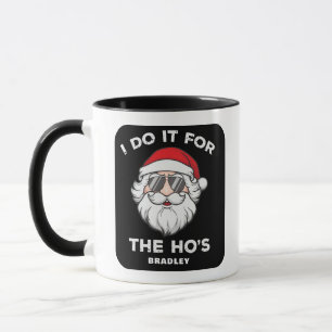 Mug Je Le Fais Pour Les Poules Santa Noël Personnalisé