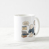 Mug Je le ferai demain Mème drôle de procrastination (Devant droit)