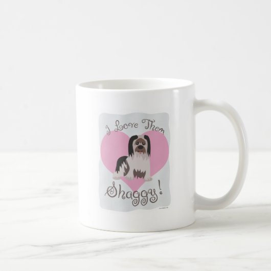 Mug Je Les Aime Chiens Chaggy (Droite)