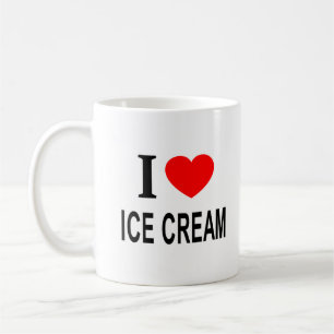 Mug Je ❤️ les glaces j'aime les glaces j'adore les gla