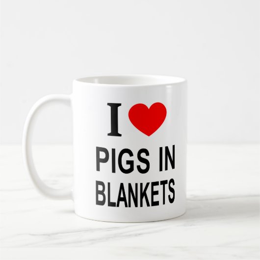 MUG JE ❤️ LES PIGS EN COUVERTURE J'AIME LES PIGS EN CO (Gauche)
