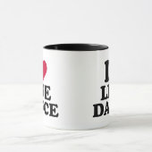 Mug Je ligne danse d'amour (Centre)