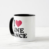 Mug Je ligne danse d'amour (Devant gauche)