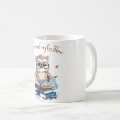 Mug Je lis au-delà de mon heure de coucher (Devant droit)
